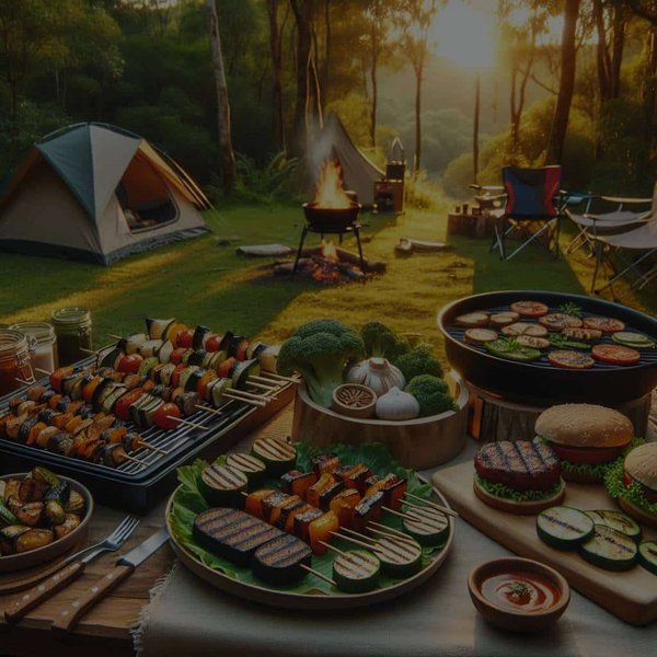 Quelles sont les meilleures recettes de barbecue végétarien pour le camping ?
