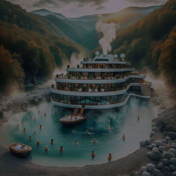 Quelle est la meilleure croisière pour une expérience de wellness avec des bains thermaux à chaque escale?